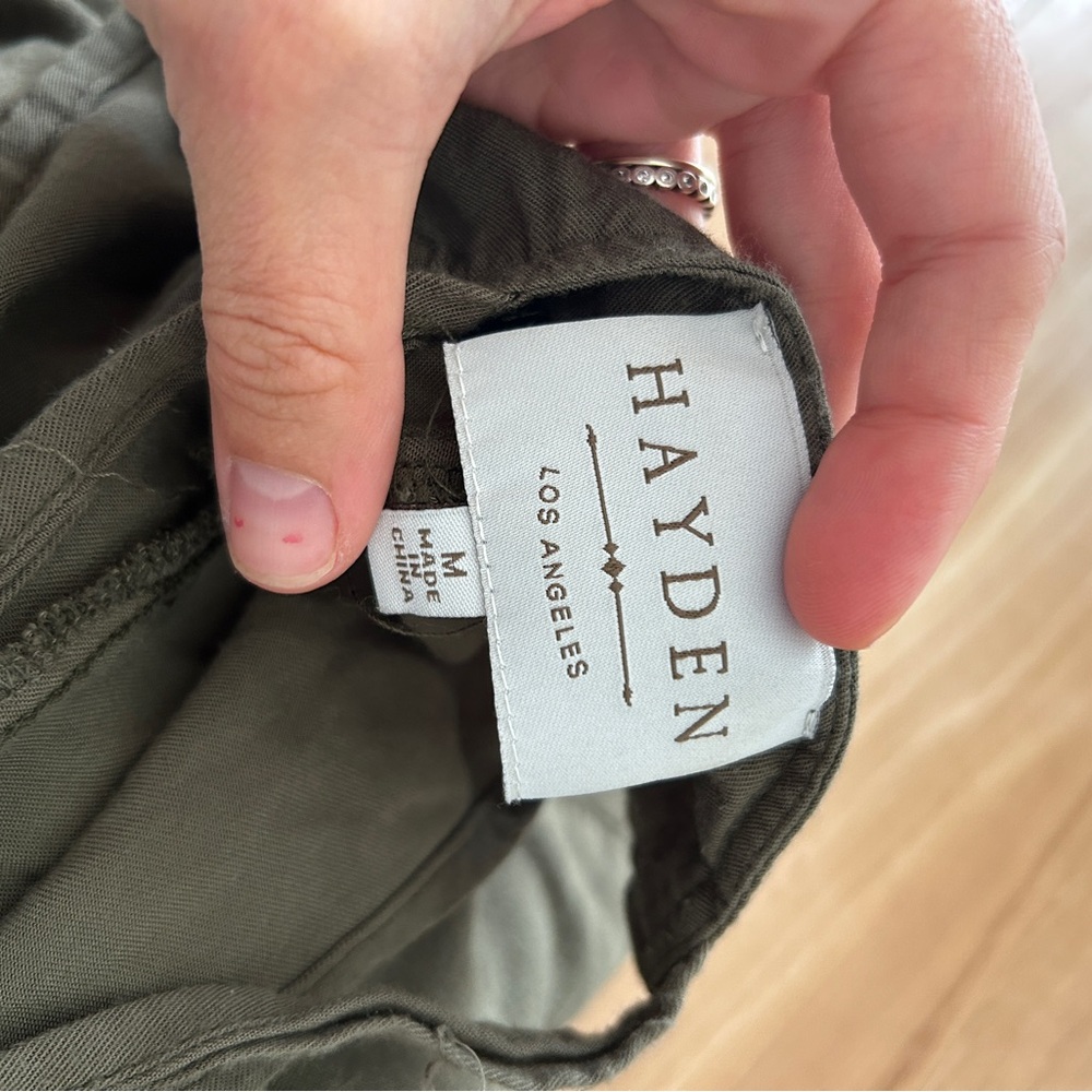Hayden Los Angeles Olive Green Women's Pants